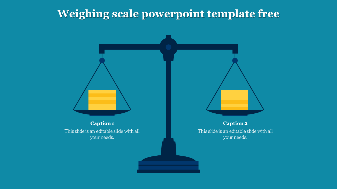 weighing scale powerpoint template free